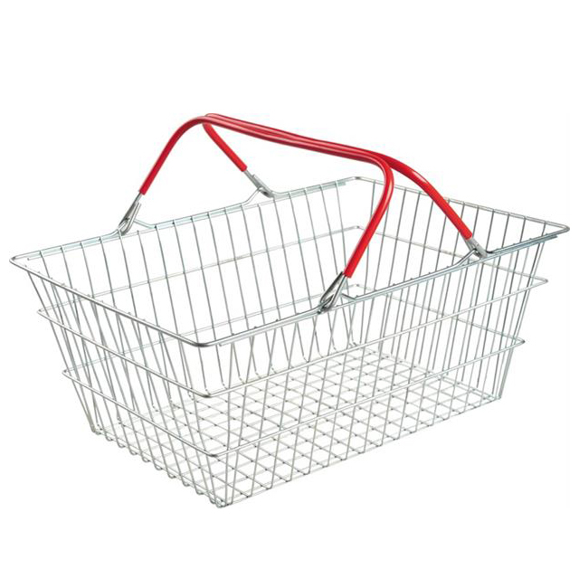 Wholesale Grocery Supermarket Cosmetics Shop Metal Wire Used Carry